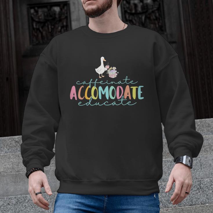 SPED Dream Team Teachers Special Education Silly Goose Men Graphic Sweatshirt
