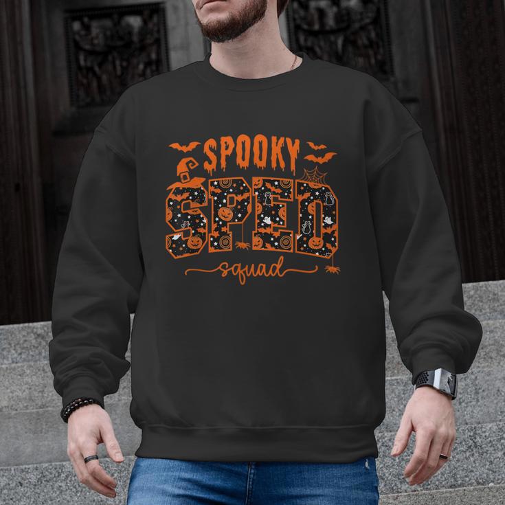Sped Squad Team Special Education Teacher Halloween Men Graphic Sweatshirt