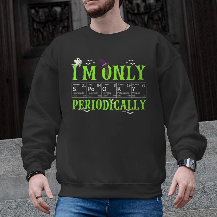 Only Spooky Periodically Halloween Chemistry Teacher Men Women Men Graphic Sweatshirt