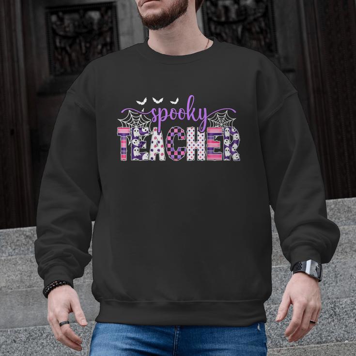 Spooky Teacher Halloween Costume Women Spooky Teacher Men Graphic Sweatshirt