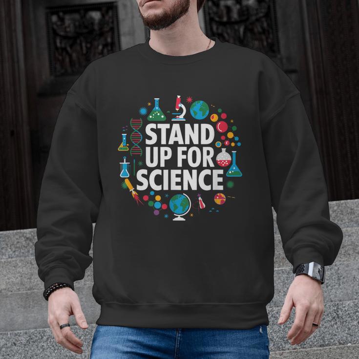 Stand Up For Science STEM Advocacy Pro Scientific Teacher Men Graphic Sweatshirt