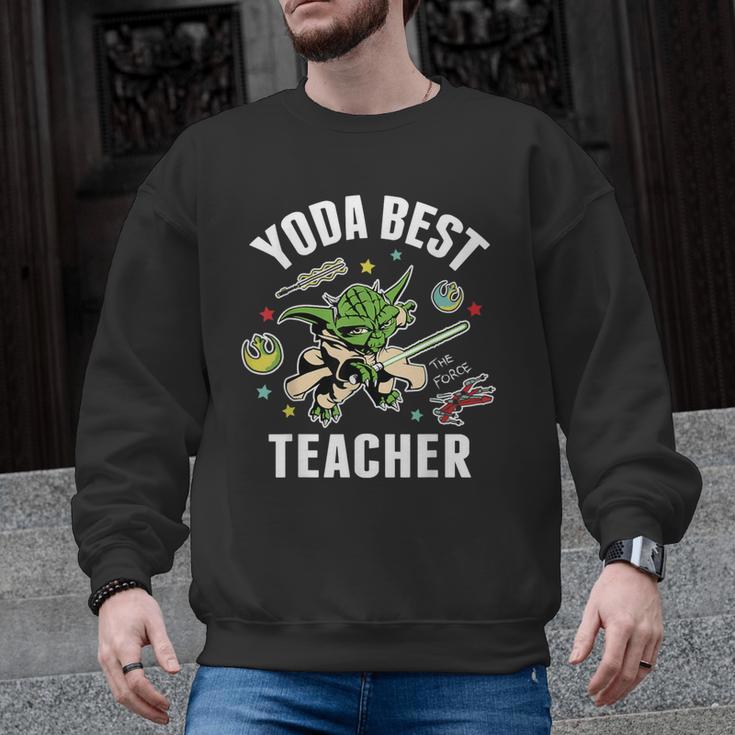 Star Wars Yoda Best Teacher Icons Men Graphic Sweatshirt