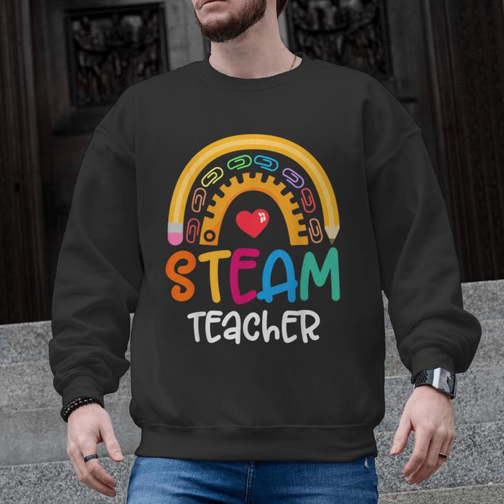 STEAM Teacher Squad Team Crew Back To School STEM Special Men Graphic Sweatshirt