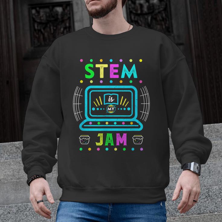 STEM Teacher Shirt STEM Teacher Tshirts STEM Is My Jam Men Graphic Sweatshirt