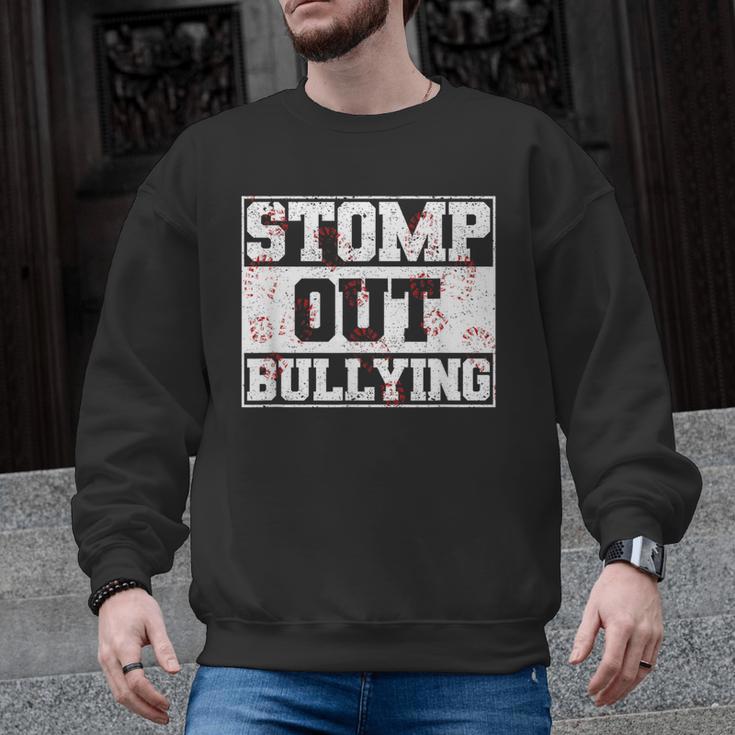 Stomp Out Bullying Back To School Education Teacher Men Graphic Sweatshirt