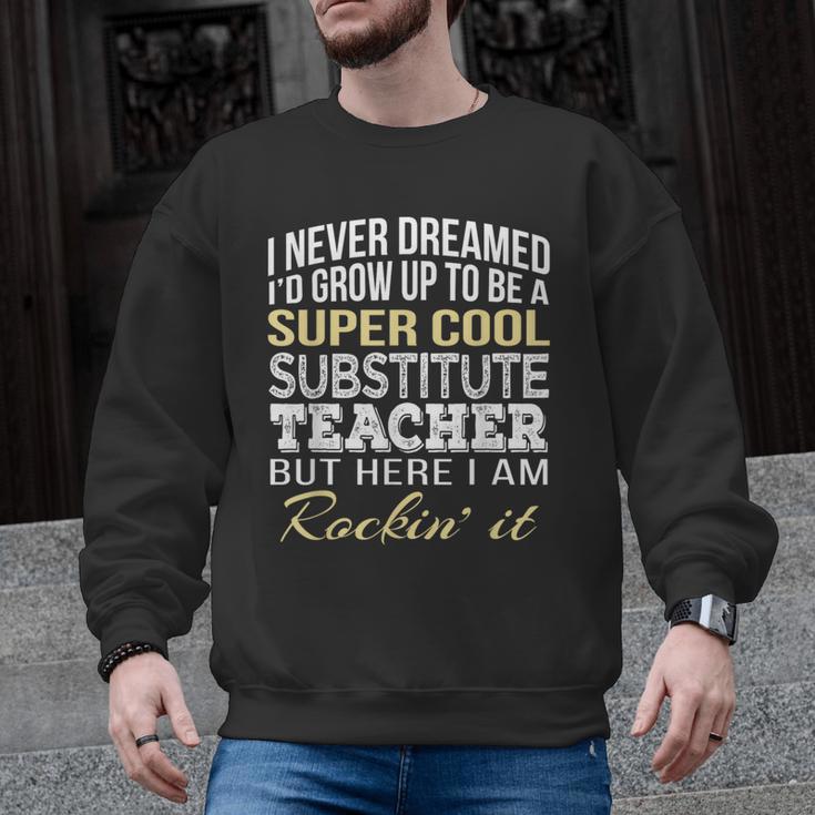 Substitute Teacher T Shirt School Tee Men Graphic Sweatshirt