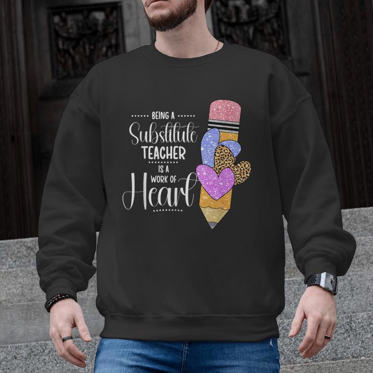 Being A Substitute Teacher Substitute Teaching Men Graphic Sweatshirt