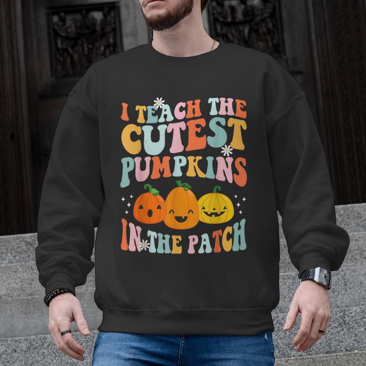 I Teach The Cutest Pumpkins In The Patch Teacher Men Graphic Sweatshirt