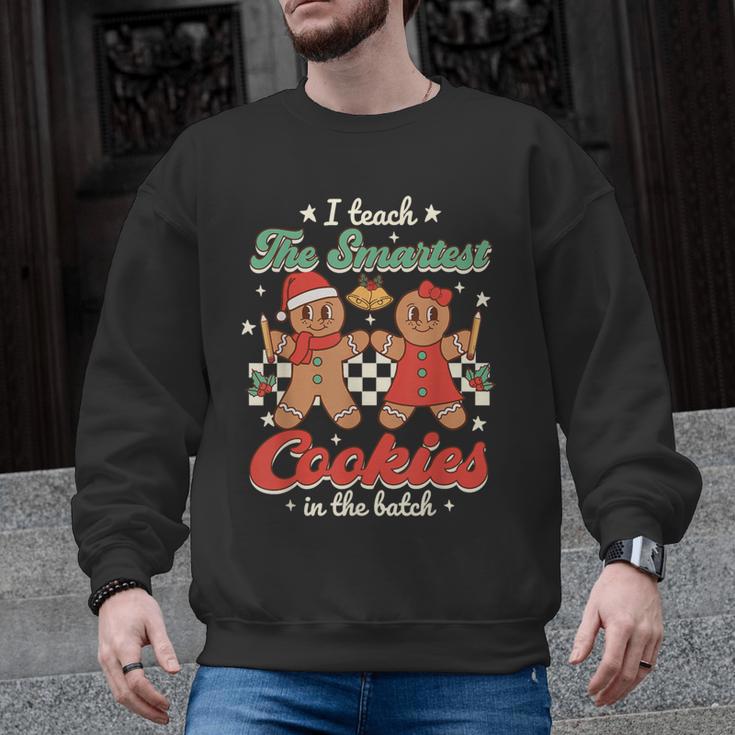 I Teach The Smartest Cookies In The Batch Teacher Christmas For Men Women Kids Men Graphic Sweatshirt