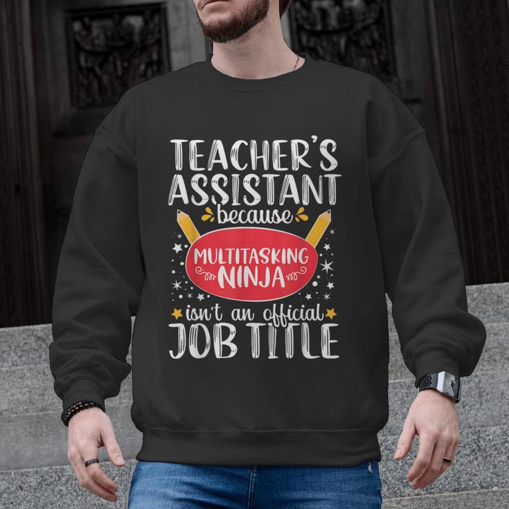 Teacher Assistant Teaching School Ninja Appreciation Men Graphic Sweatshirt