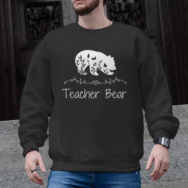Teacher Bear For Educators Teacher Appreciation Men Graphic Sweatshirt