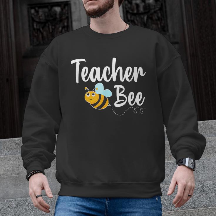 Teacher Bee Bumblebee Back To School Men Graphic Sweatshirt