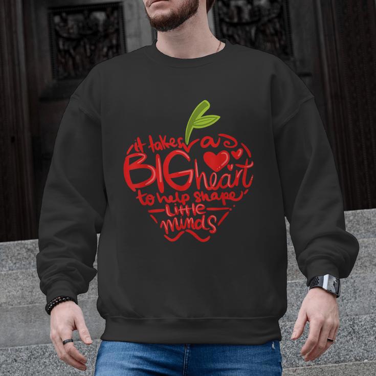 Teacher Day T Shirt Appreciation Day Apple Teach Learn Men Graphic Sweatshirt