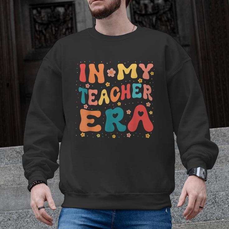In My Teacher Era First Day Of School Back To School Retro Men Graphic Sweatshirt