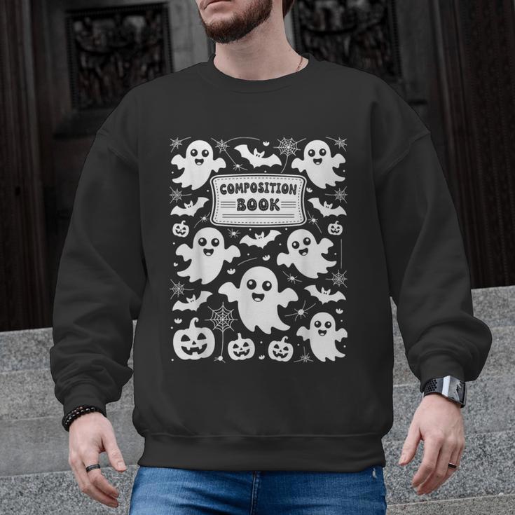 Teacher Halloween Composition Notebook Costume Halloween Men Graphic Sweatshirt