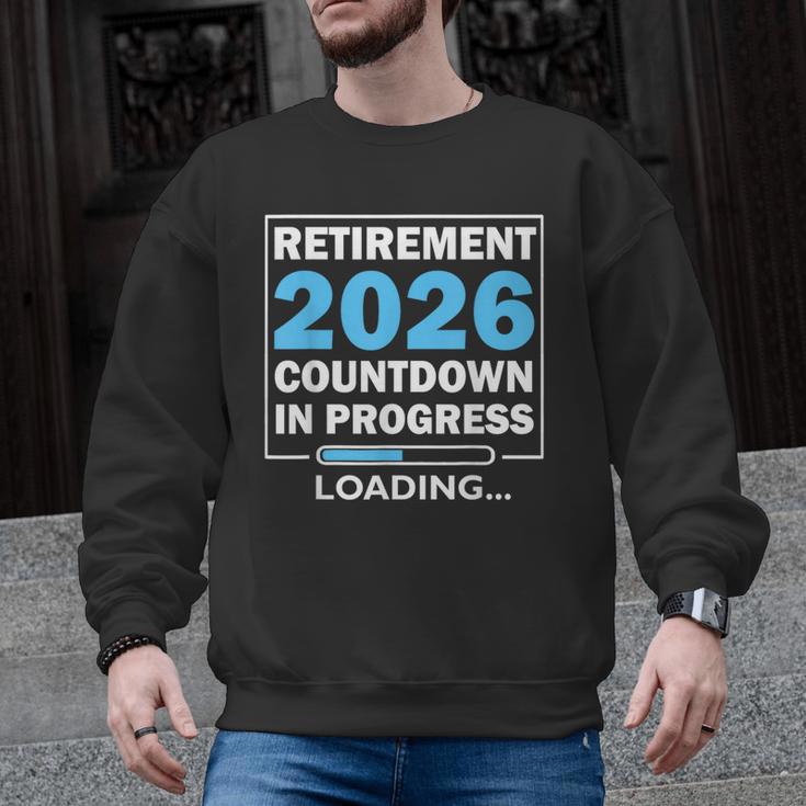 Teacher Retirement Class Of 2026 Loading Retired Men Graphic Sweatshirt