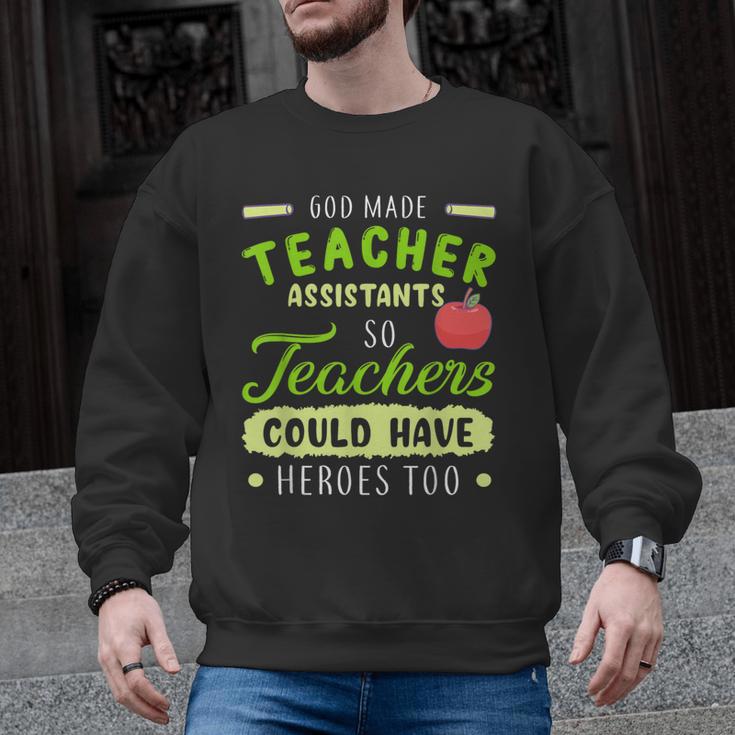 Teacher Teaching Assistant Aide Hero Men Graphic Sweatshirt
