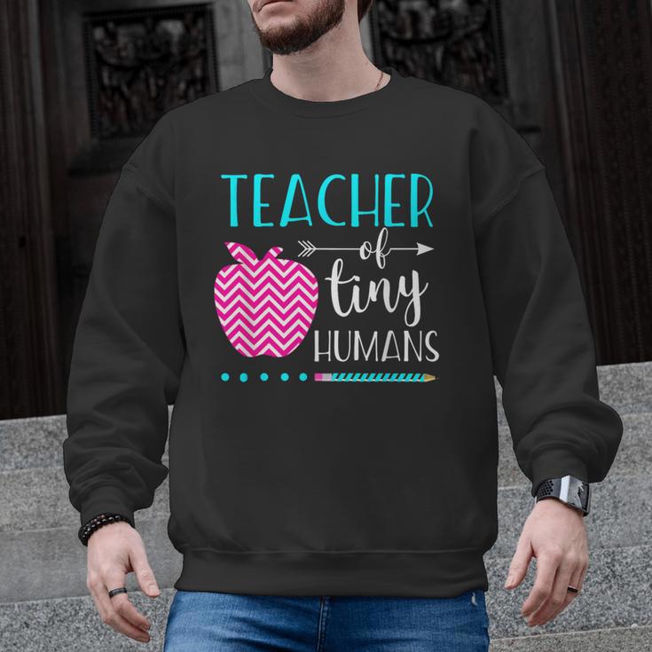 Teacher Of Tiny Humans Preschool Pre K Kindergarten Teacher Men Graphic Sweatshirt