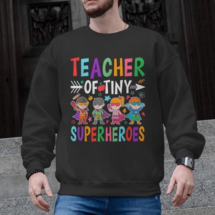 Teacher Of Tiny Superheroes Men Graphic Sweatshirt