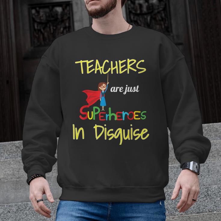 Teachers Are Superheroes First Day School T-Shirt Men Graphic Sweatshirt