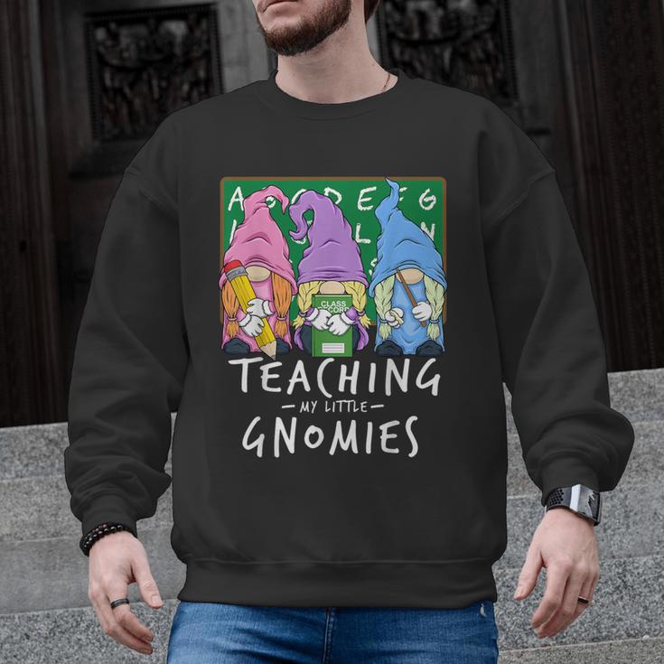 Teaching My Little Gnomies With Gnome For Teacher Women Men Graphic Sweatshirt