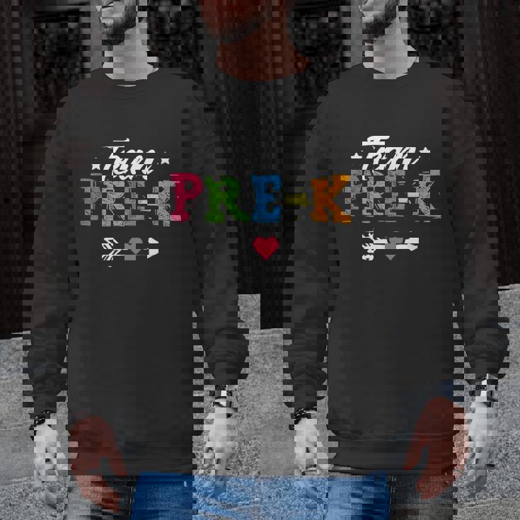 Team Pre-K Shirt PreSchool Teacher Student Back To School Men Graphic Sweatshirt