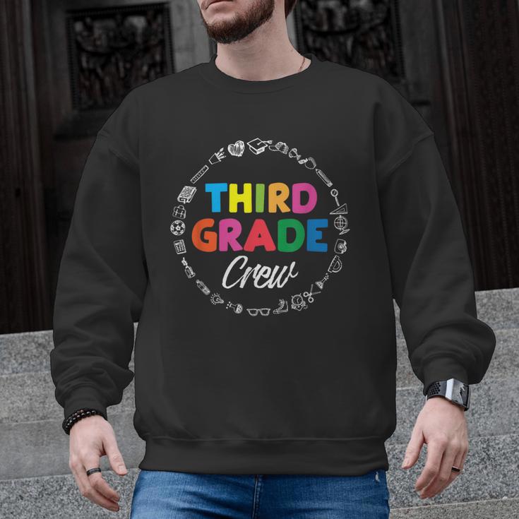 Third Grade Crew First Day Of School 3rd Grade Teacher Men Graphic Sweatshirt