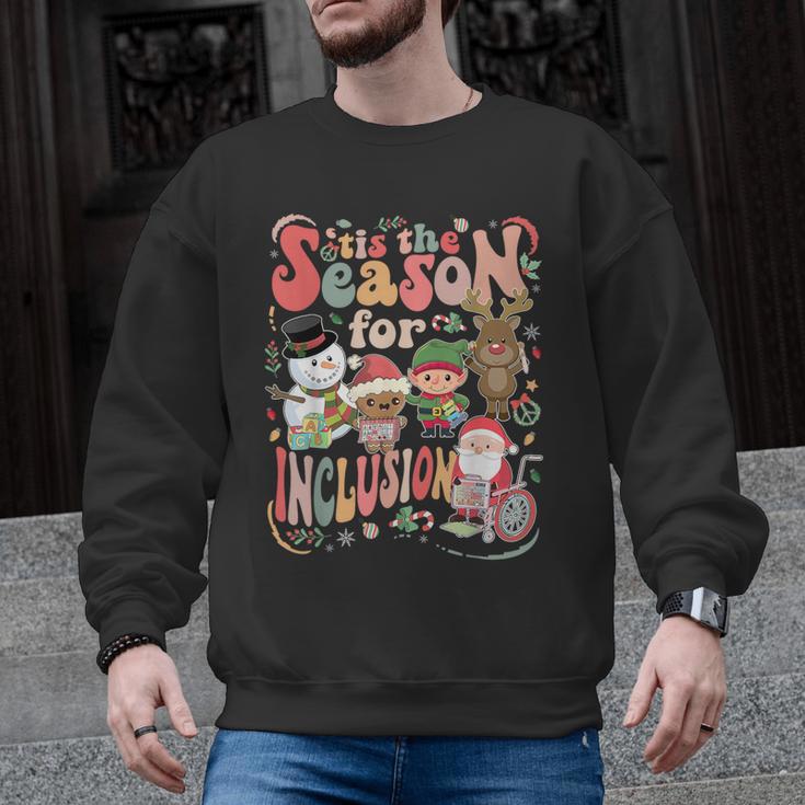 Tis The Season For Inclusion Christmas Sped Teacher Men Graphic Sweatshirt