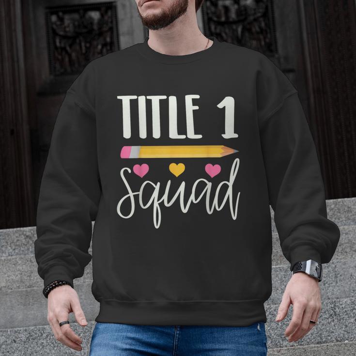 Title 1 Reading Teacher Shirt Men Graphic Sweatshirt