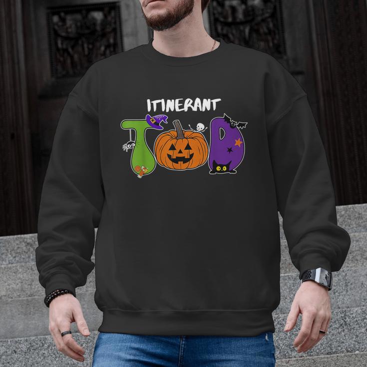 TOD Itinerant Teacher Of The Deaf Halloween ASL Interpreters Men Graphic Sweatshirt