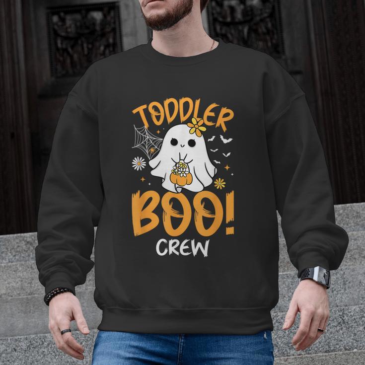 Toddler Boo Crew Babysitters Daycare Teacher Halloween Party Men Graphic Sweatshirt