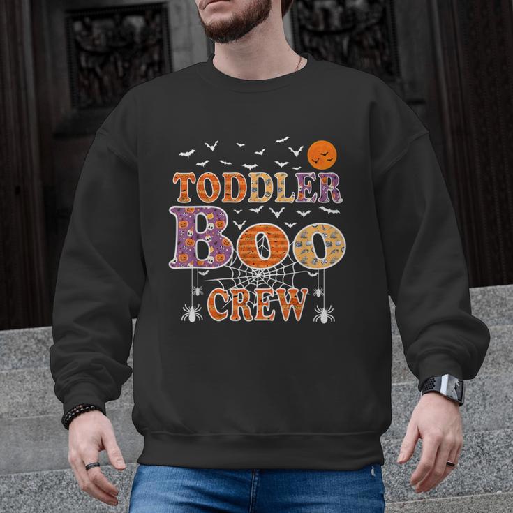 Toddler Boo Crew Halloween Daycare Teacher Kids Men Graphic Sweatshirt