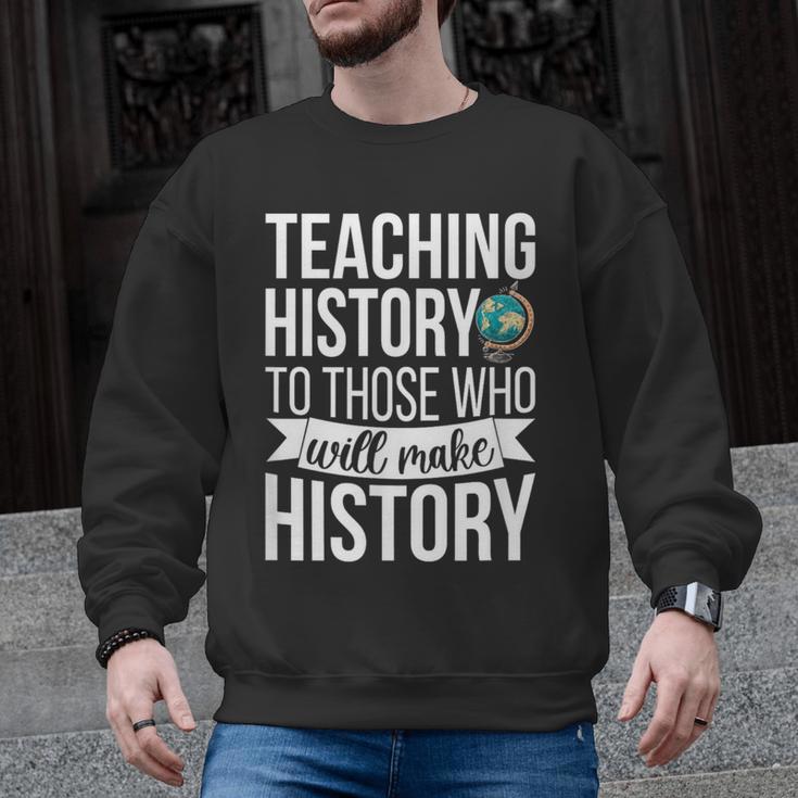 History Teacher Appreciation History Teaching Men Graphic Sweatshirt