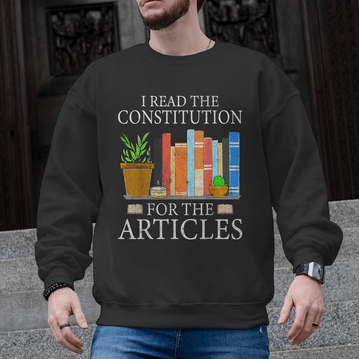 History Teacher I Read The Constitution For The Articles For Men Women Men Graphic Sweatshirt