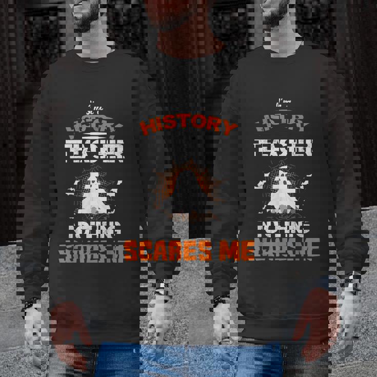 History Teacher School Shirt Halloween Educator Men Women Kids Men Graphic Sweatshirt