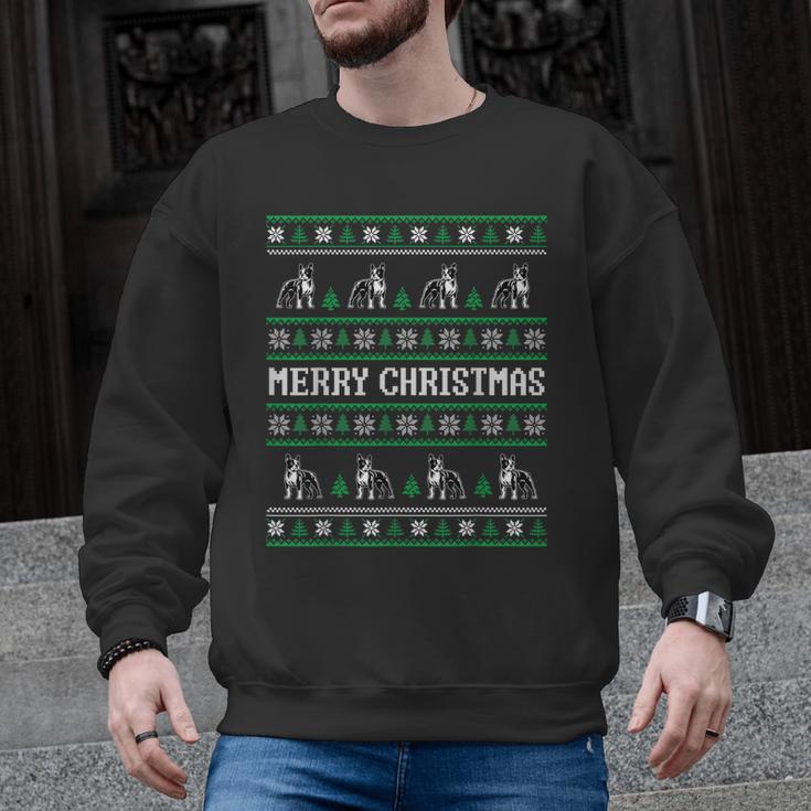 Ugly Sweater Boston Terrier Dog Christmas Dog Lover Xmas Men Women Kids Men Graphic Sweatshirt