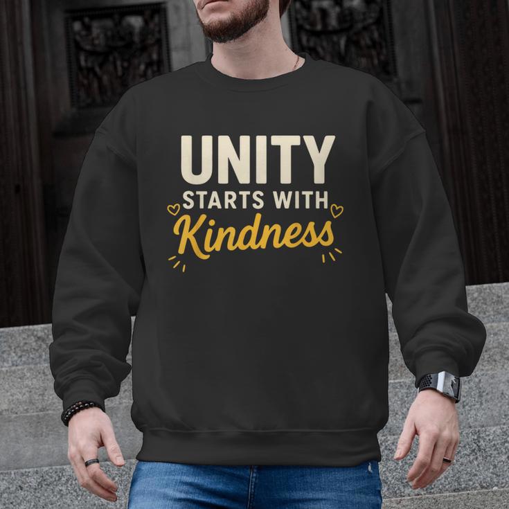 Unity Kindness Shirt Women Teachers Kids Unity Day Orange Men Graphic Sweatshirt