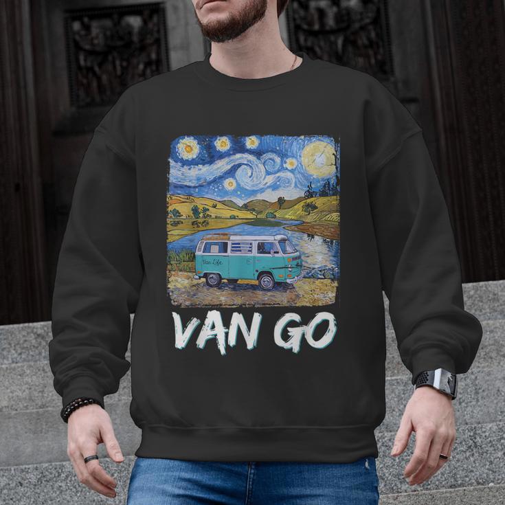 Van Go Retro Vanlife Art Teacher Men Graphic Sweatshirt