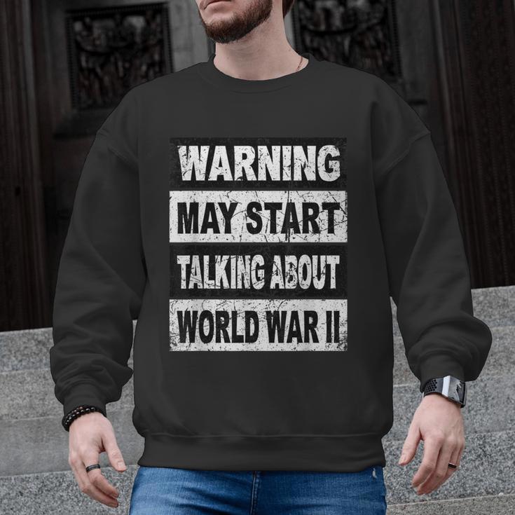 Vintage Historian Shirt History Teacher Co Retro WW2 History Teacher Men Graphic Sweatshirt