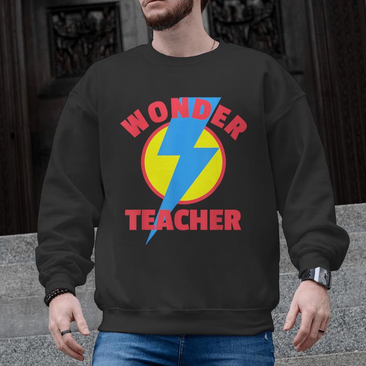 Wonder Teacher Teacher Halloween Tshirt Men Graphic Sweatshirt
