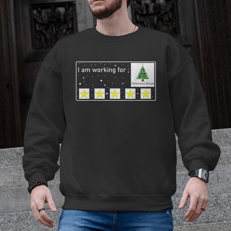 I Am Working For Christmas Break Special Education Teacher Men Graphic Sweatshirt