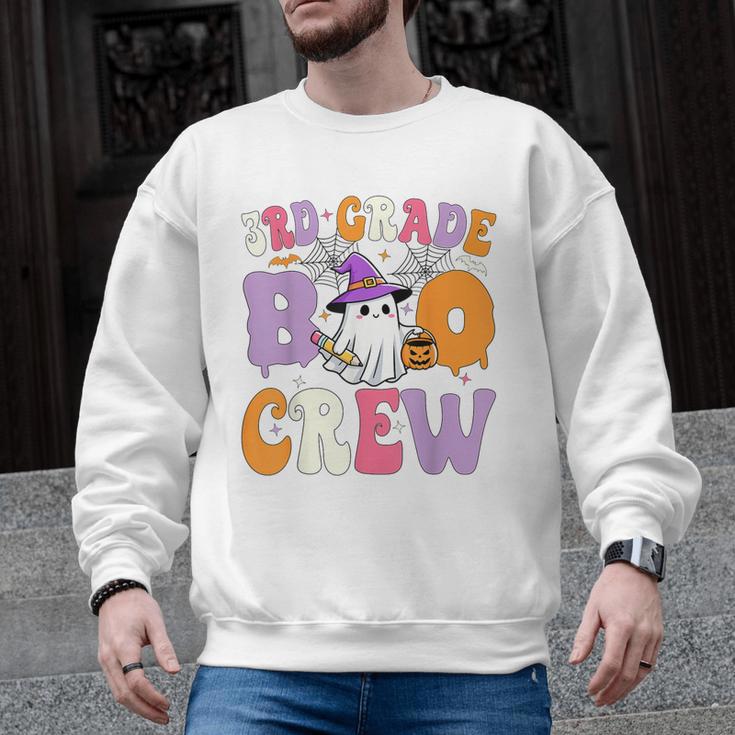 3rd Grade Boo Crew Spooky Third Grade Halloween Teacher Men Graphic Sweatshirt