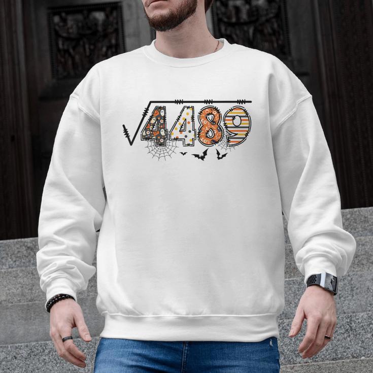 6 7 Square Root Of 4489 Slang Math Teacher Halloween Men Graphic Sweatshirt