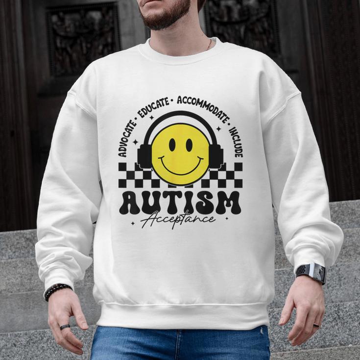 Autism Awareness Acceptance Special Education Teacher Kids Men Graphic Sweatshirt