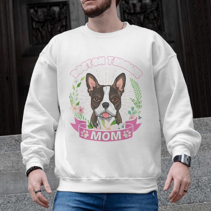 Boston Terrier Mom Mother's Day Men Graphic Sweatshirt