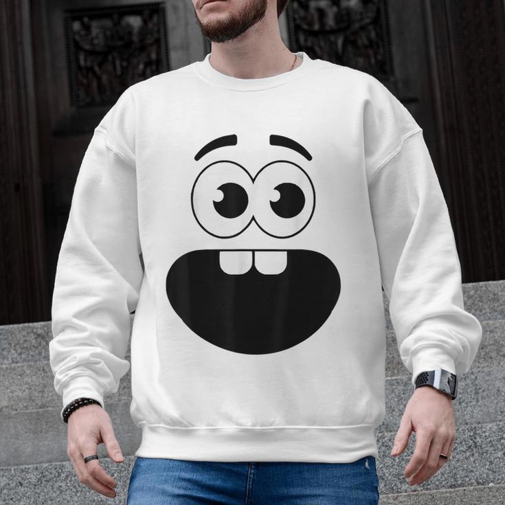 Creepy Carrots Face Teacher Halloween Costume Matching Men Graphic Sweatshirt