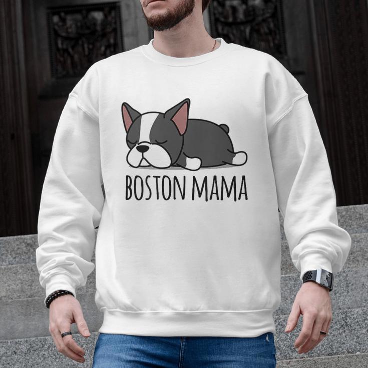 Cute Boston Terrier Boston Mama Men Graphic Sweatshirt