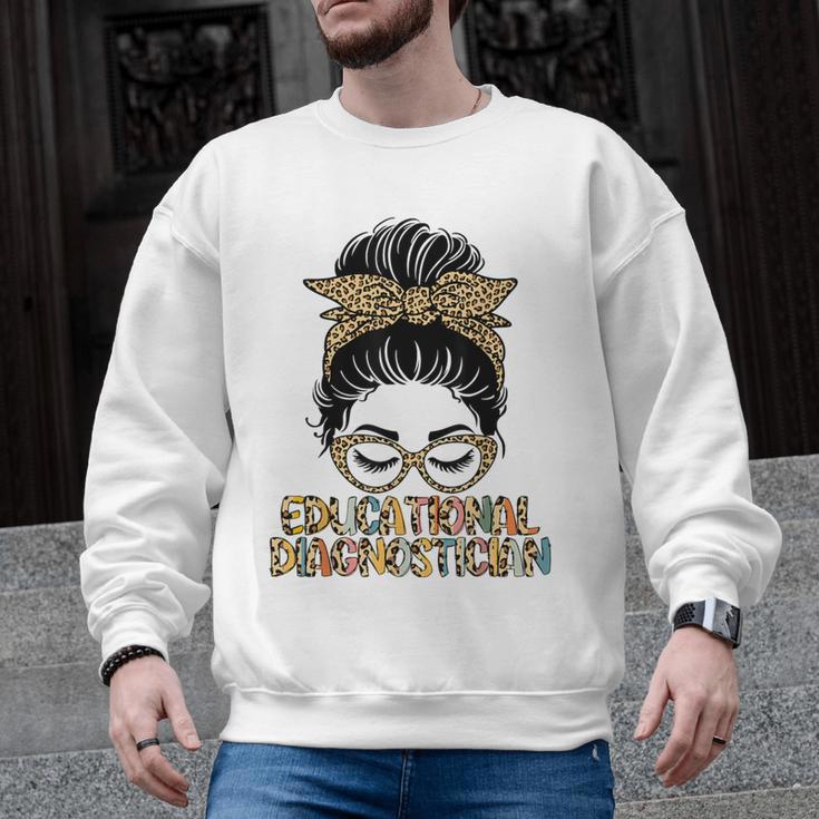 Cute Educational Diagnostician Teacher Appreciation Week Men Women Men Graphic Sweatshirt