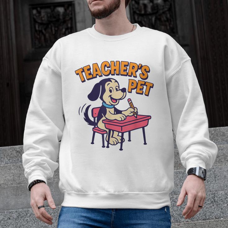 Cute Elementary School Student Dog Teacher's Pet Men Graphic Sweatshirt