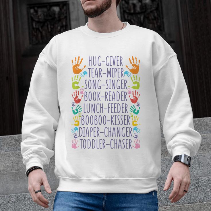 Daycare Provider Daycare Teacher Childcare Provider Men Graphic Sweatshirt